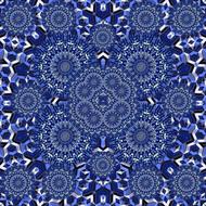 blue kaleidoscope background