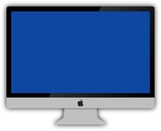 imac apple computer screen