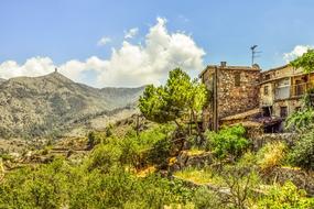 landscape of Cyprus Lazanias Village