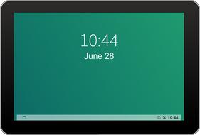 tablet electronic screen display