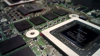 photo of computer graphics card