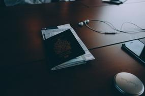 Passport Travel on desk