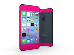 3D pink Iphone Smartphone