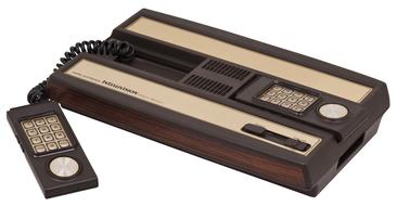 game console intellivision on white background