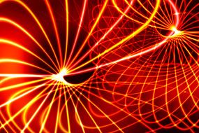 bright chaotic fractal in computer graphics
