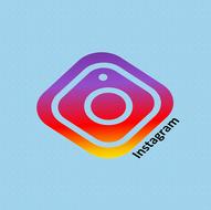 vintage retro instagram photo logo