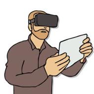 virtual reality as an illustration