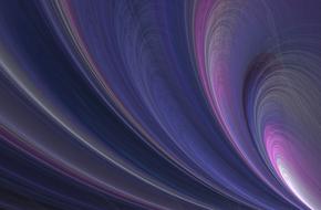 Colorful, fractal pattern with the curves and lights, clipart