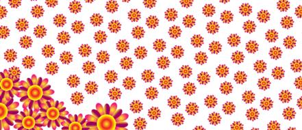 flowers banner postcard desktop
