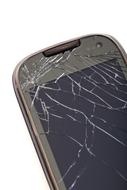 cracked monitor smartphone