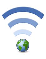 clipart of icon wifi communication