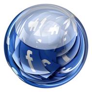 facebook social media world icon