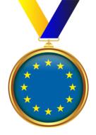 medal gold and star tape