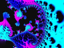 fractal as a spiral abstract