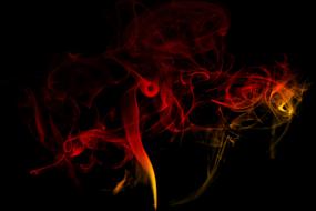 Smoke Colorful Abstract Digital
