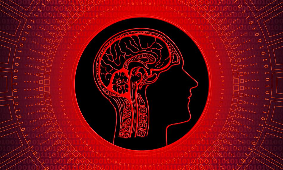 wallpaper with artificial brain