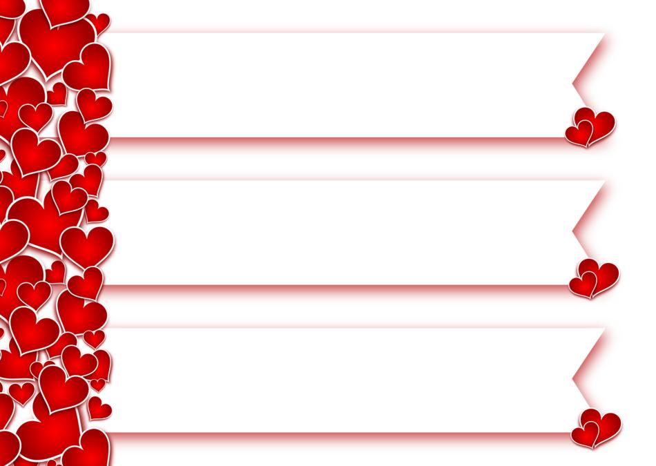 postcard banner pointer red drawing