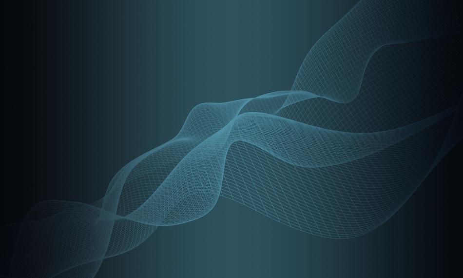 network, light fractal at dark background