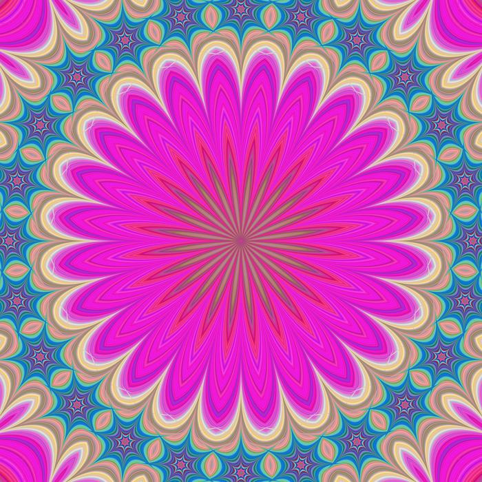 painted colorful mandala