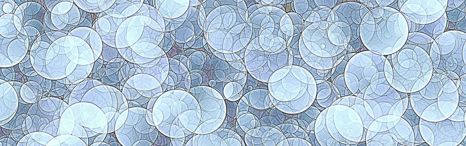 background with transparent bubbles
