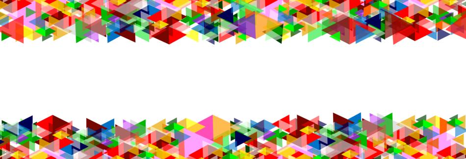 banner with colorful abstract background