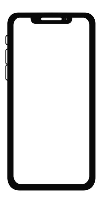 vector image of iphone