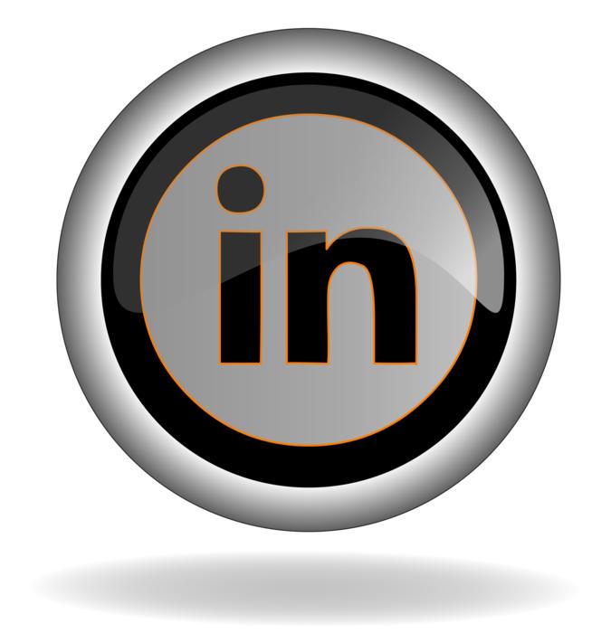 clipart of in linkdin social media icon