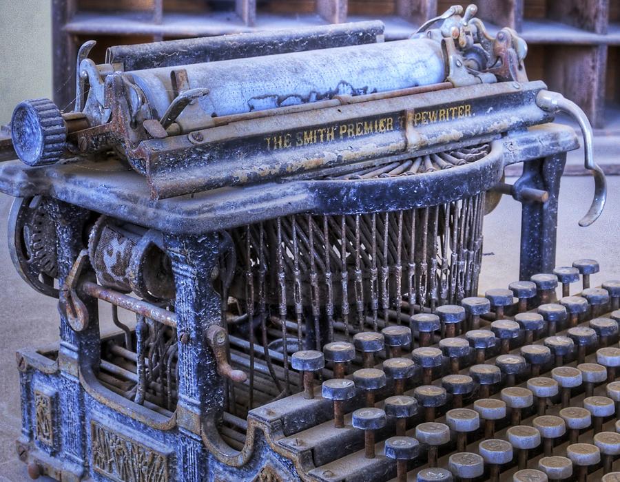 antique journalistic typewriter