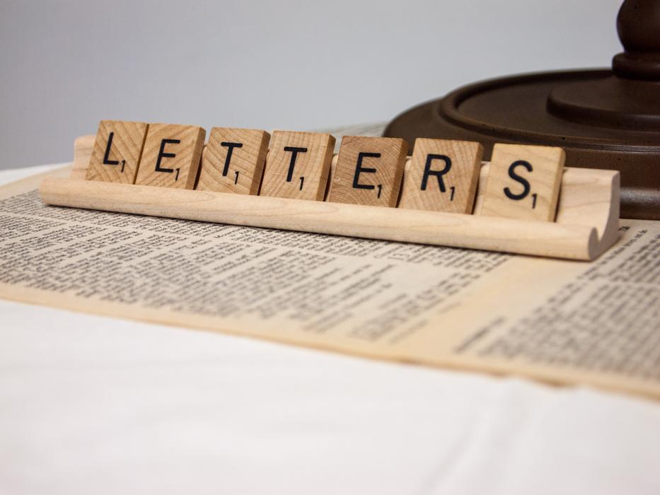 wooden Letters Word Scrabble