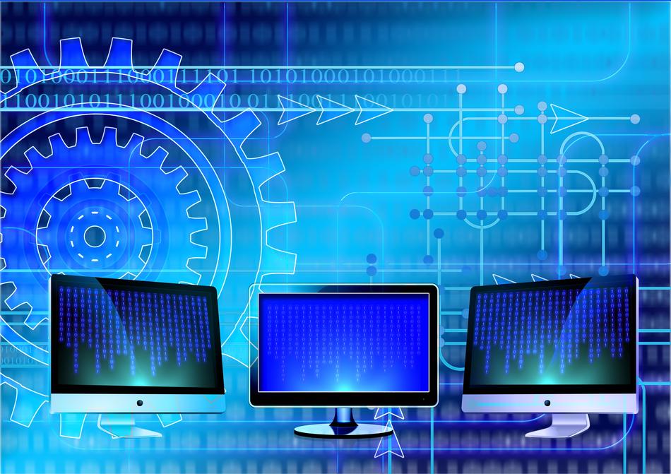 monitors on the background of a binary system