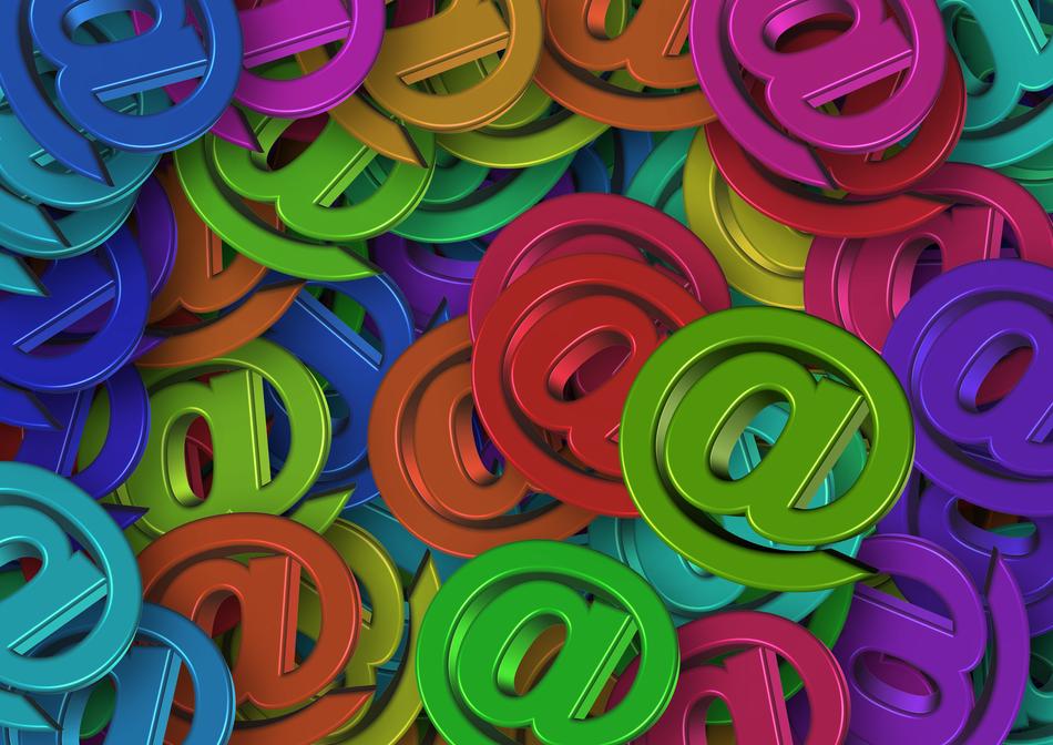 email as background