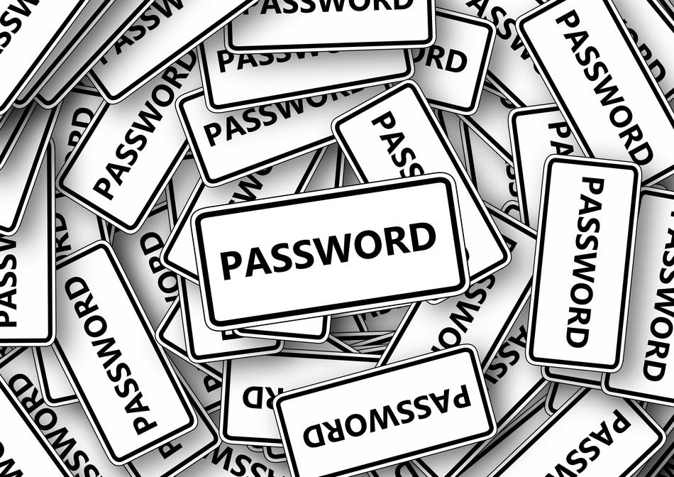 password as background