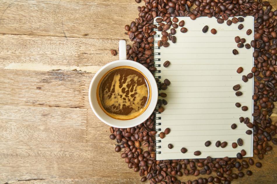 Coffee Caffeine Cup and beans