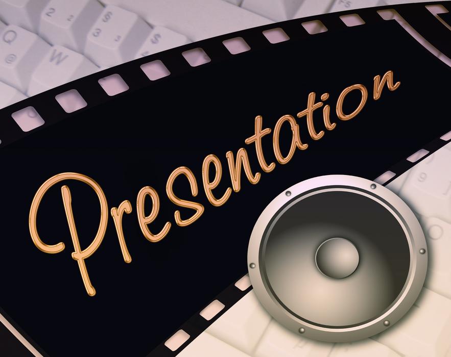 clipart of presentation education speakers