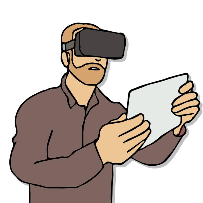 virtual reality as an illustration