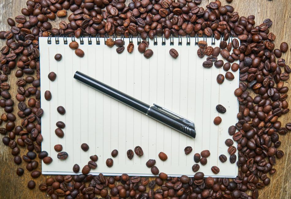 Notebook Coffee beans