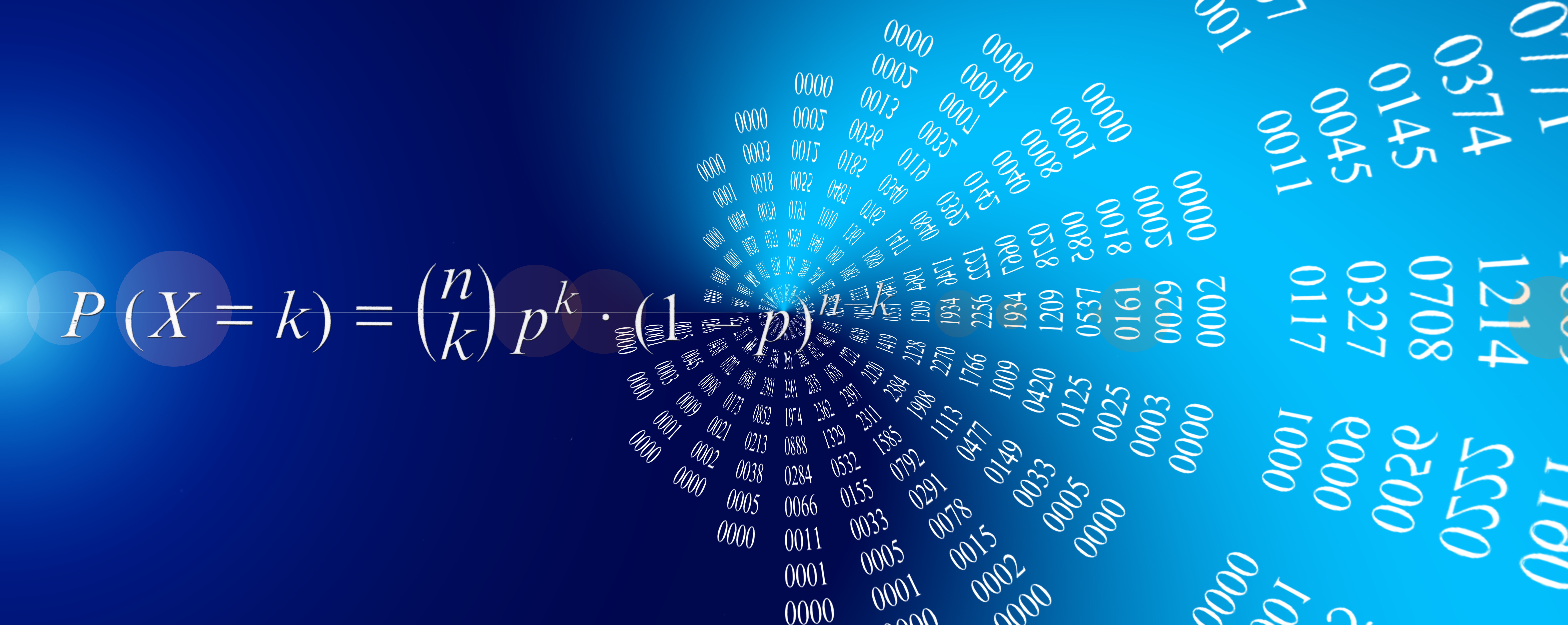 White mathematical formula at blue background with numbers free image  download