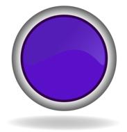 purple round button with shadow, web icon