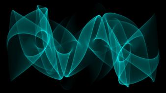 blue and black desktop pattern