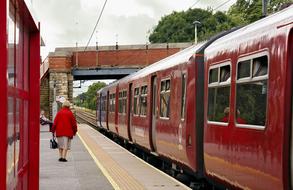 red railway transport