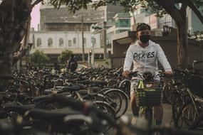 man on Motorcycle Street