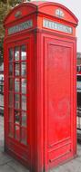 Phone Booth on London street