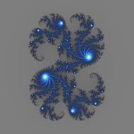 blue julia set fractal mathematics