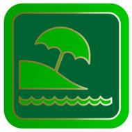 beach fun summer icon