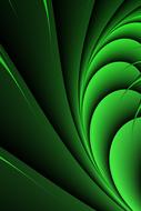 Green, swirl pattern of the different shades, clipart