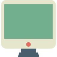 computer monitor as an illustration