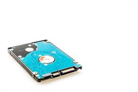 Colorful hard drive, at white background