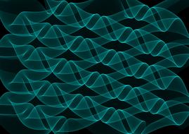 abstract pattern on black wallpaper