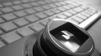 camera Lens Photography and Keyboard