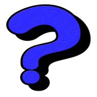 question mark or punctuation symbol